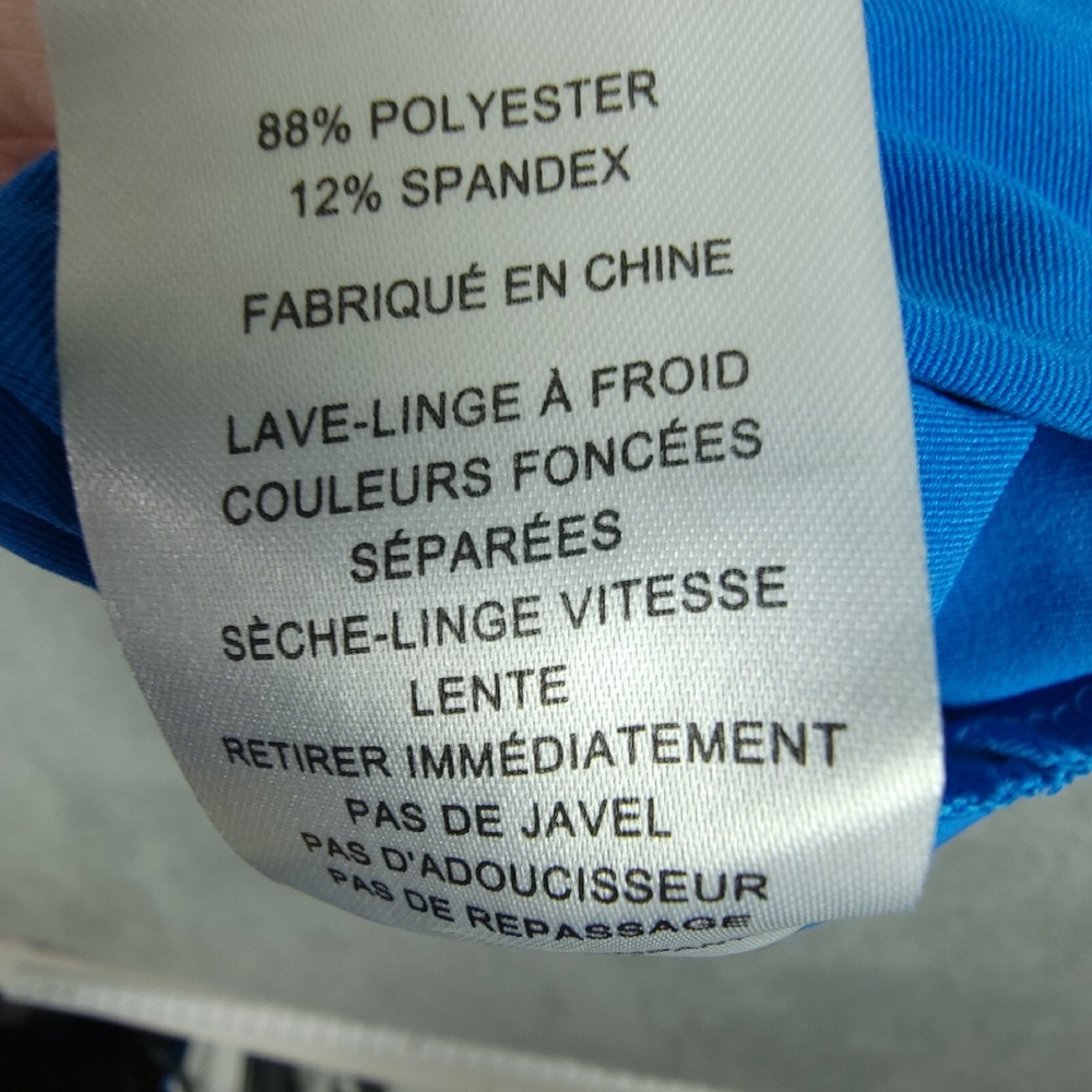 Footjoy FJ Golf Polo Shirt Mens Large Blue‎ Performance Stretch Short Sleeve - Picture 5 of 7